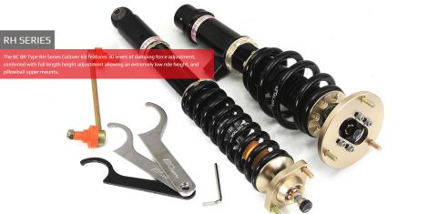 BMW M3 E46 98-05 Trasero Int. BC-Racing Coilover Kit BR-RH