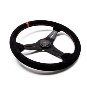 Volante DriftShop (35 mm), ante negro, radios negros