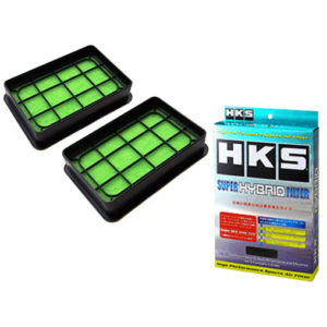 Especificación del filtro súper híbrido HKS El compromiso perfecto entre presupuesto y rendimiento, los filtros HKS son un reemplazo directo del filtro original. Rápido y fácil de instalar, permitirá que su motor respire y filtre mejor, lo que ayudará a aumentar el rendimiento y la salud del motor.